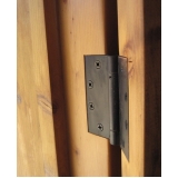 quanto custa dobradiças para porta de madeira em São Lourenço da Serra
